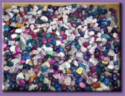 Rocks and Tumblers at Lakeside Gems in Bancroft, Ontario